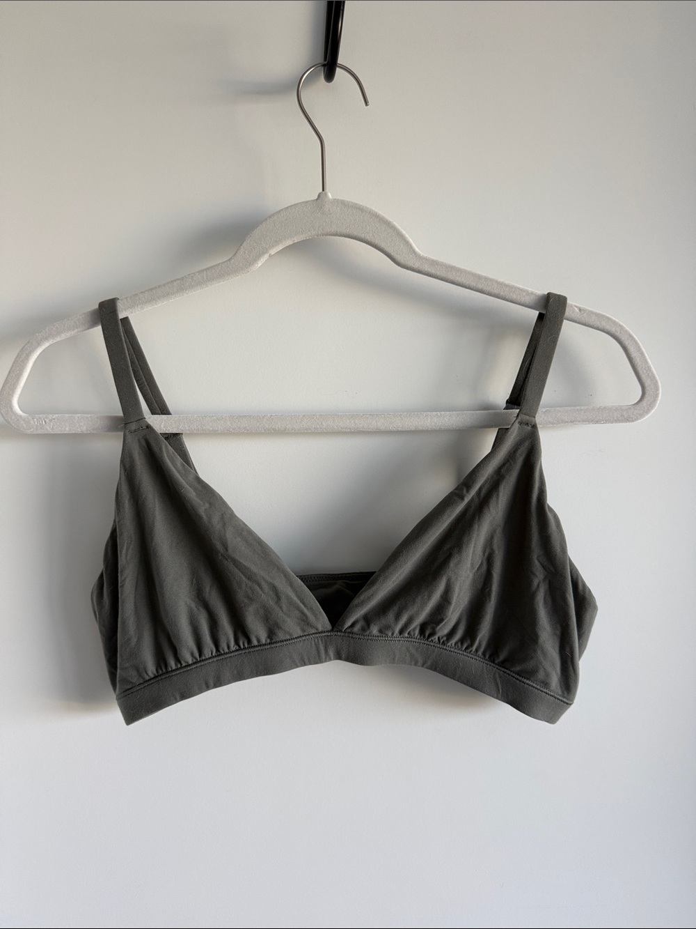 Skims Triangle Bralette- Gray